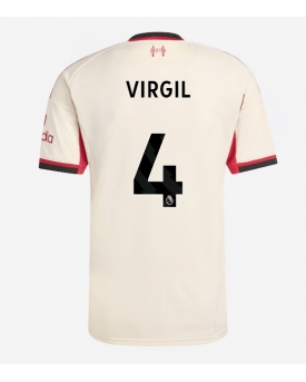 Billige Fotballdrakt Liverpool Virgil van Dijk #4 Replika Bortedrakt 2025-26 Kortermet Billige Fotballdrakt Liverpool Virgil van Dijk #4 Replika Bortedrakt 2025-26 Kortermet